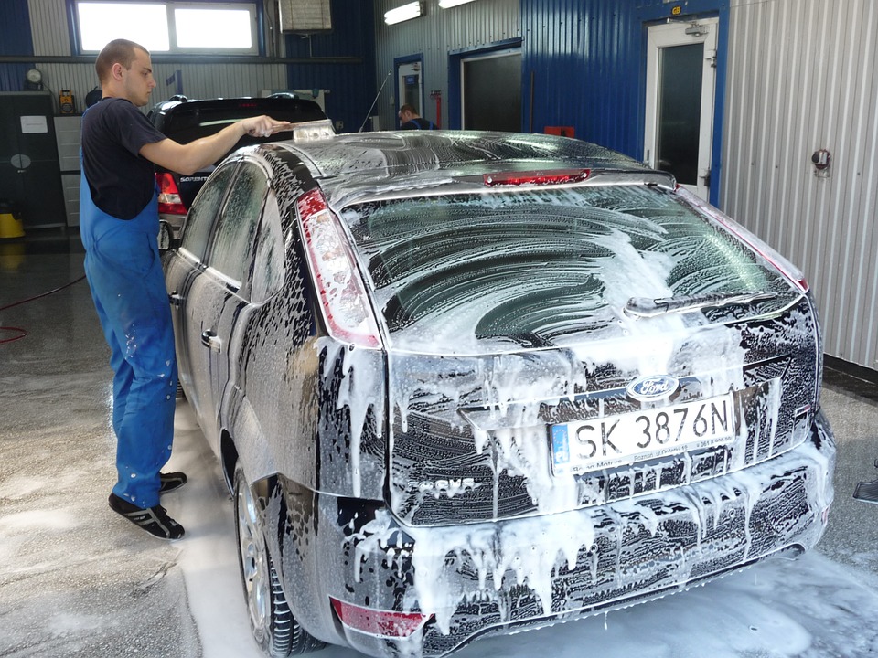 Auto washing car wax